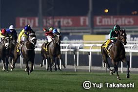 Just a Way (right) in the 2014 Dubai Duty Free