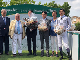 Geniale wins G3 Prix Messidor at Maisons-Laffitte