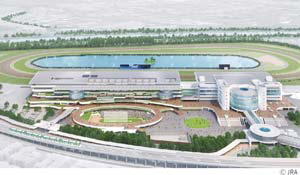 Renderings of the renovated Kyoto Racecourse