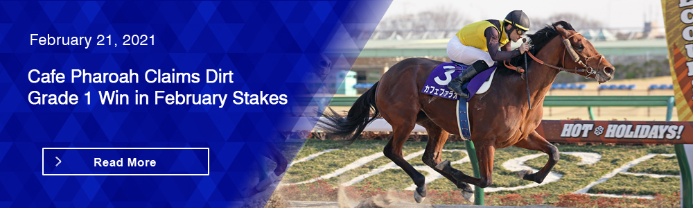 Cafe Pharoah Claims Dirt Grade 1 Win in February Stakes