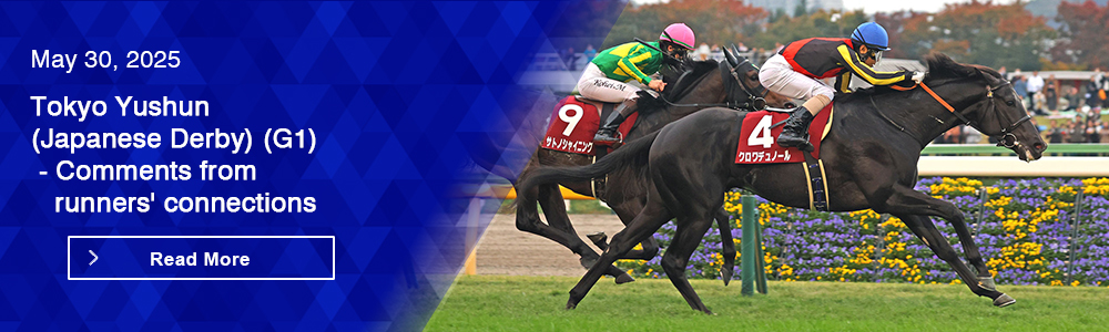 Tokyo Yushun (Japanese Derby) (G1) - Comments from runners' connections