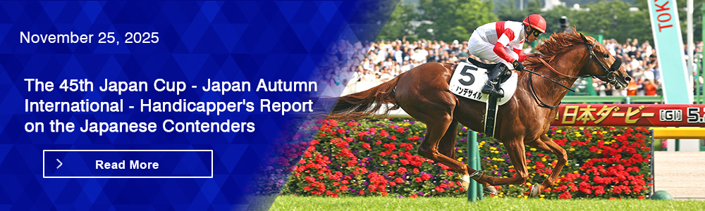 The 45th Japan Cup - Japan Autumn International - Handicapper's Report on the Japanese Contenders
