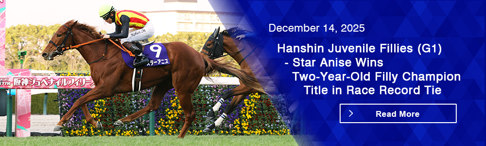 Hanshin Juvenile Fillies (G1) - Star Anise Wins Two-Year-Old Filly Champion Title in Race Record Tie