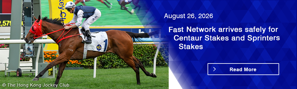 Fast Network arrives safely for Centaur Stakes and Sprinters Stakes